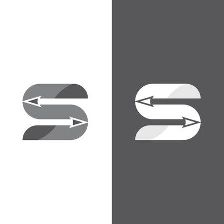 Business corporate S letter logo design vectorのイラスト素材