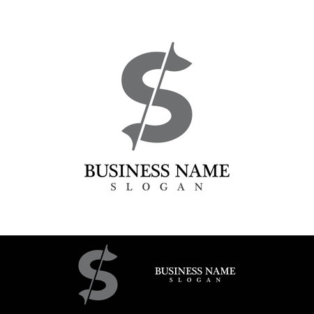Business corporate S letter logo design vectorのイラスト素材
