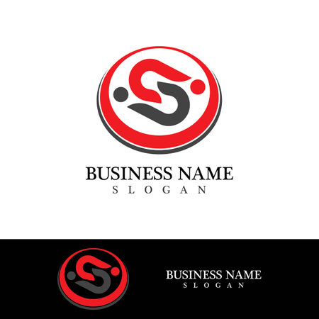 Business corporate S letter logo design vectorのイラスト素材