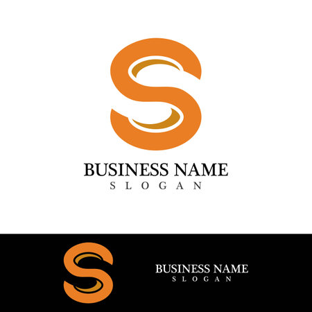 Business corporate S letter logo design vectorのイラスト素材