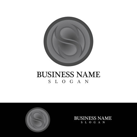 Business corporate S letter logo design vectorのイラスト素材