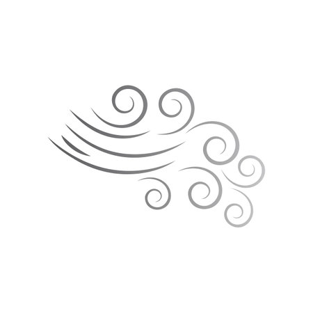 Wind icon vector illustration design templateのイラスト素材