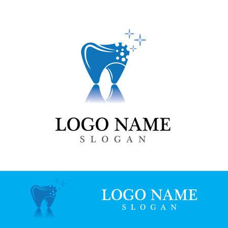 Dental logo template vector illustration icon designのイラスト素材