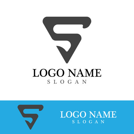 Business corporate S letter logo design vectorのイラスト素材