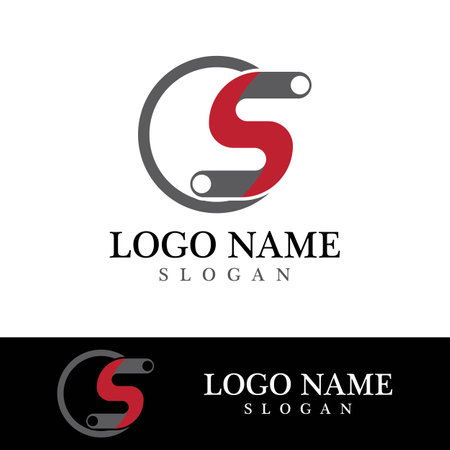 Business corporate S letter logo design vectorのイラスト素材