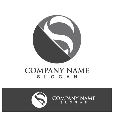 Business corporate S letter logo design vectorのイラスト素材