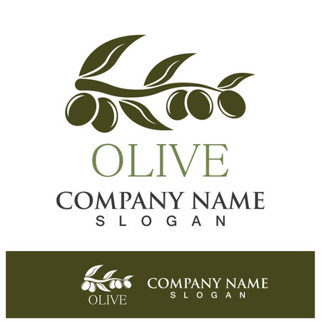 olive icon vector illustration design templateのイラスト素材