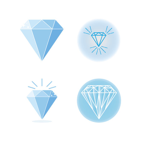 Diamond logo template vector icon illustration designのイラスト素材