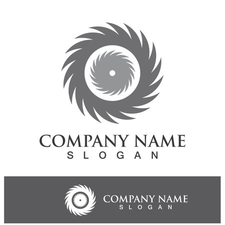 Vortex logo symbol icon illustration design vectorのイラスト素材