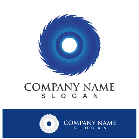 Vortex logo symbol icon illustration design vectorのイラスト素材