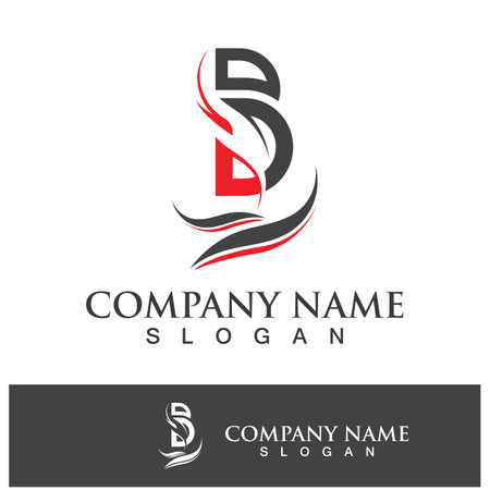 Creative B letter logo design vector illustrationのイラスト素材