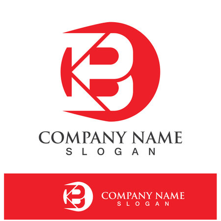 Creative B letter logo design vector illustrationのイラスト素材