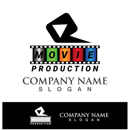 Movie film cinema vector design illustrationのイラスト素材
