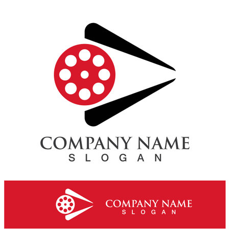 Movie film cinema vector design illustrationのイラスト素材