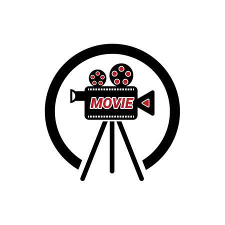Movie film cinema vector design illustrationのイラスト素材