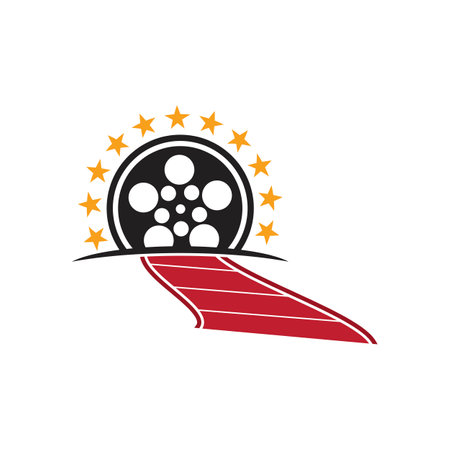 Movie film cinema vector design illustrationのイラスト素材