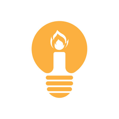Light bulb symbol vector design illustrationのイラスト素材
