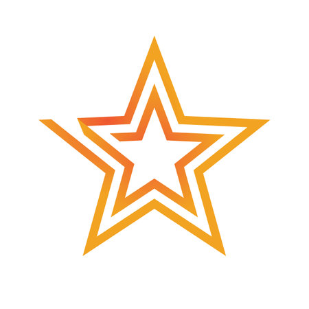 Star icon template vector illustration design