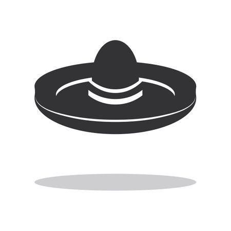Simple hat  vector design logo icon templateのイラスト素材
