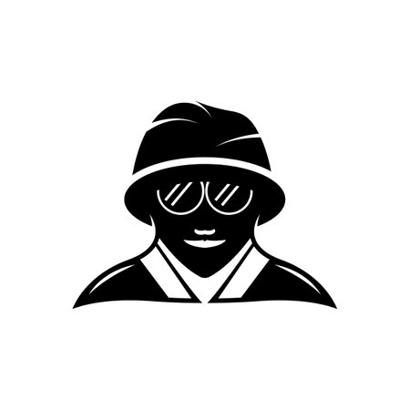 Gentleman icon vector fashion boutique and design symbol template logoのイラスト素材