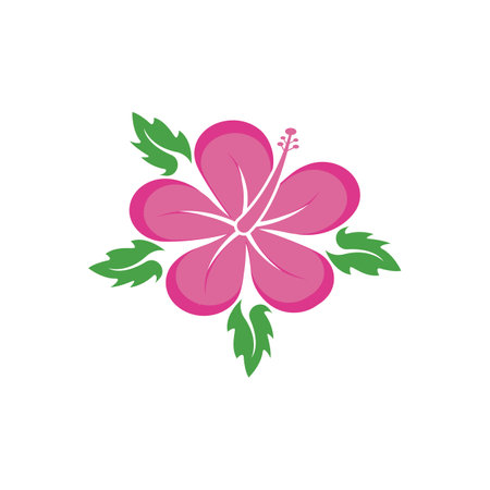 Flower vector icon design template illustrationのイラスト素材