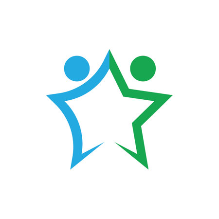 Star icon template vector illustration designのイラスト素材