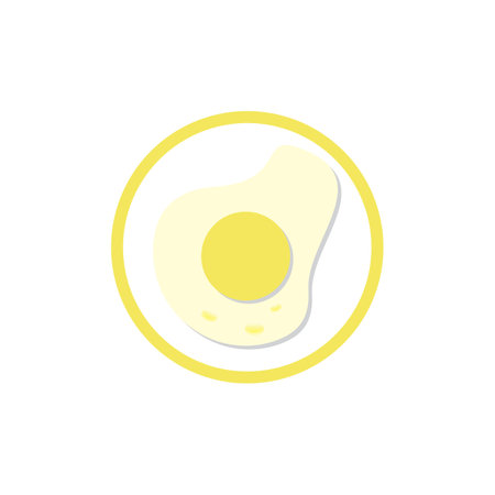 Chicken eggs logo icon and symbol vector design illustrationのイラスト素材