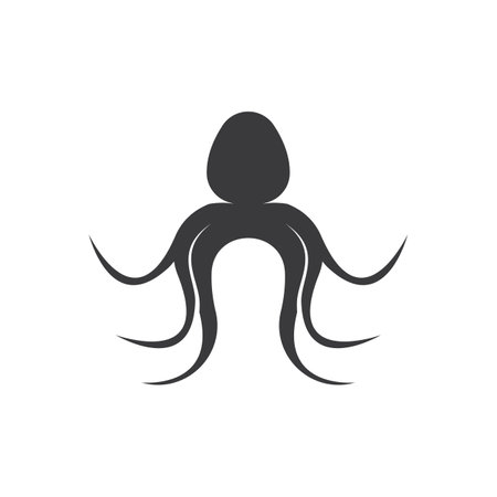 Octopus logo vector design and illustration templateのイラスト素材