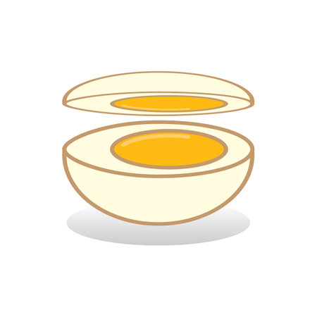 Chicken eggs logo icon and symbol vector design illustrationのイラスト素材