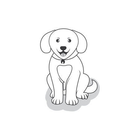 Dog logo vector design icon illustration templateのイラスト素材