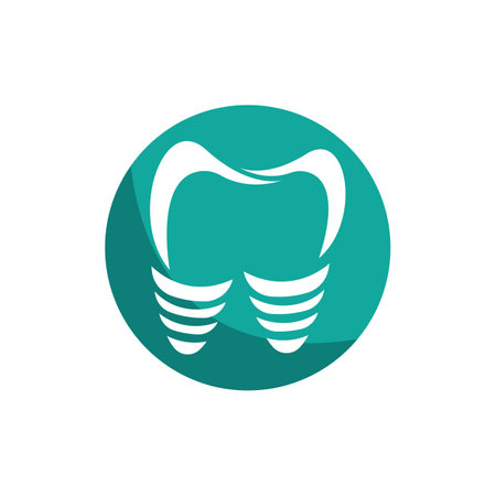 Dental logo template vector illustration icon designのイラスト素材