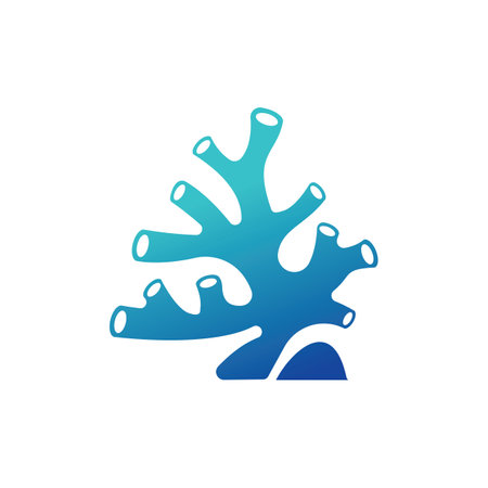 Corals icon logo design and symbol illustration vectorのイラスト素材