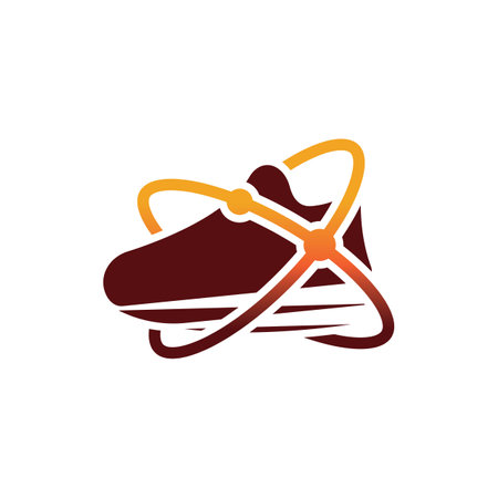 Icon shoe logo concept vector sneaker template shoes shop designのイラスト素材