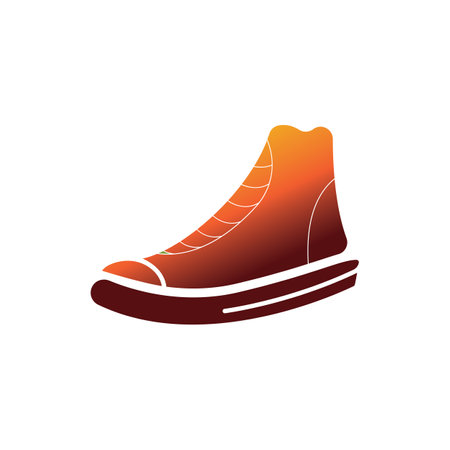 Icon shoe logo concept vector sneaker template shoes shop designのイラスト素材