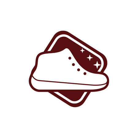 Icon shoe logo concept vector sneaker template shoes shop designのイラスト素材