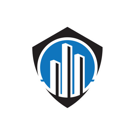 Modern City skyline, city silhouette. vector illustration in flat designのイラスト素材