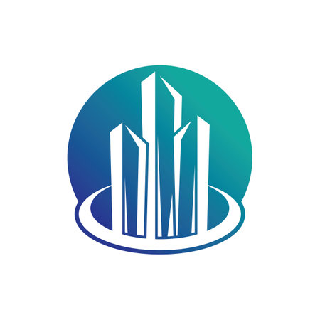 Modern City skyline, city silhouette. vector illustration in flat designのイラスト素材