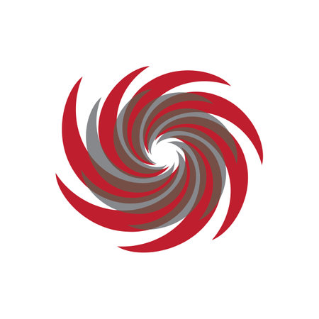 Vortex logo symbol icon illustration design vectorのイラスト素材