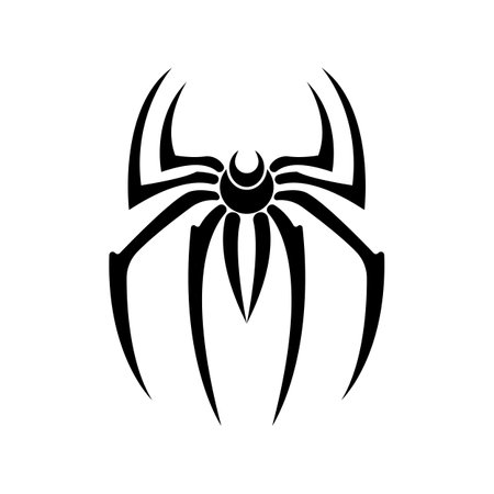 Spider logo icon design vector templateのイラスト素材
