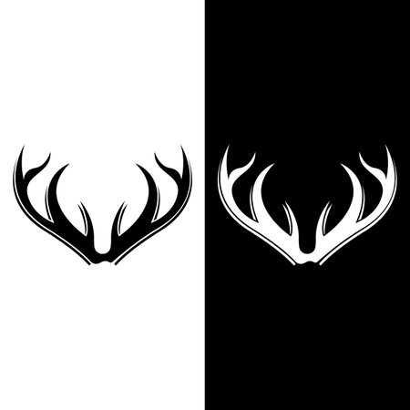Deer logo template vector icon illustration designのイラスト素材
