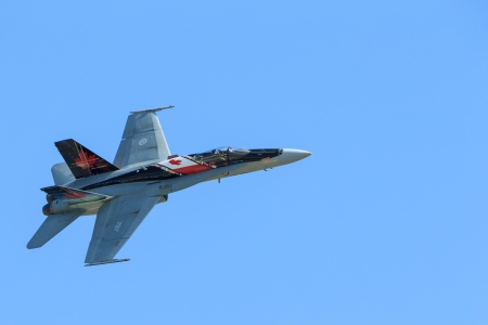 Bagotville, Canada- June 22, 2013: The Bagotville Airshow is a 2 days airshow where the Bagotville...