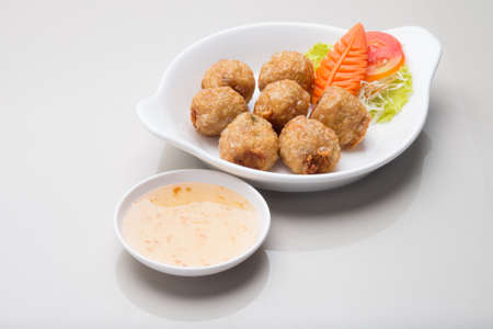 Deep Fried Crab meat rollの写真素材