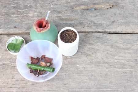 Traditional hospitality set of betel nut in Thailandの写真素材