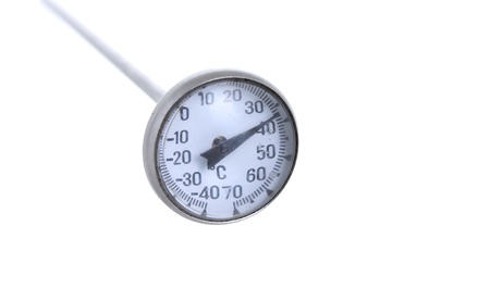 Culinary thermometer isolated on the white background