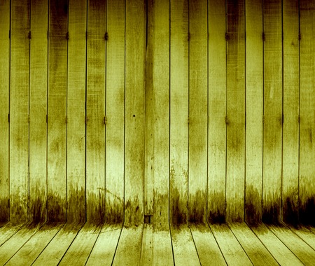 Yellow wood wall texture backgroundの写真素材