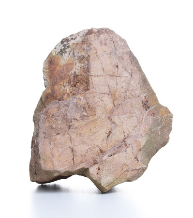 Stone, Isolated on a white background.の写真素材