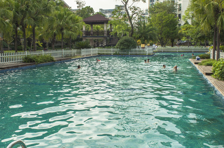 Residential swimming poolsのeditorial素材