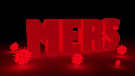 The Middle East Respiratory Syndrome coronavirusの写真素材