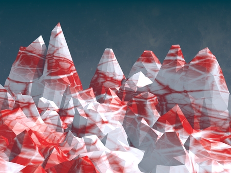 low poly shapes abstract backgroundの写真素材