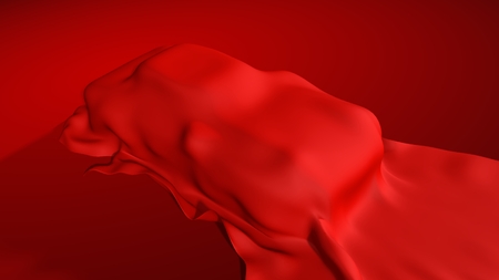 red textile cover on automobileの写真素材